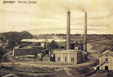 Usines Collart à Steinfort vers 1930